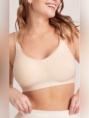 NEW Shapermint Truekind® Essentials Wireless Shaping Bra 3XL 3X Chai